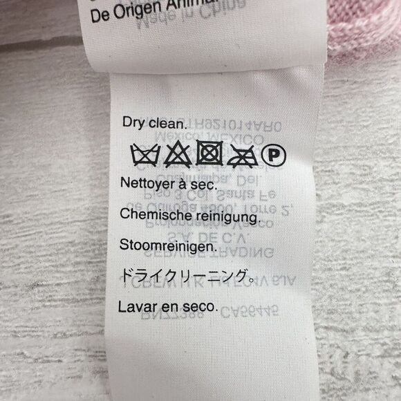 J.Crew Tippi Sweater Baby Pink‎ Floral Liberty Collar Women S 100% Merino Wool - Picture 12 of 16